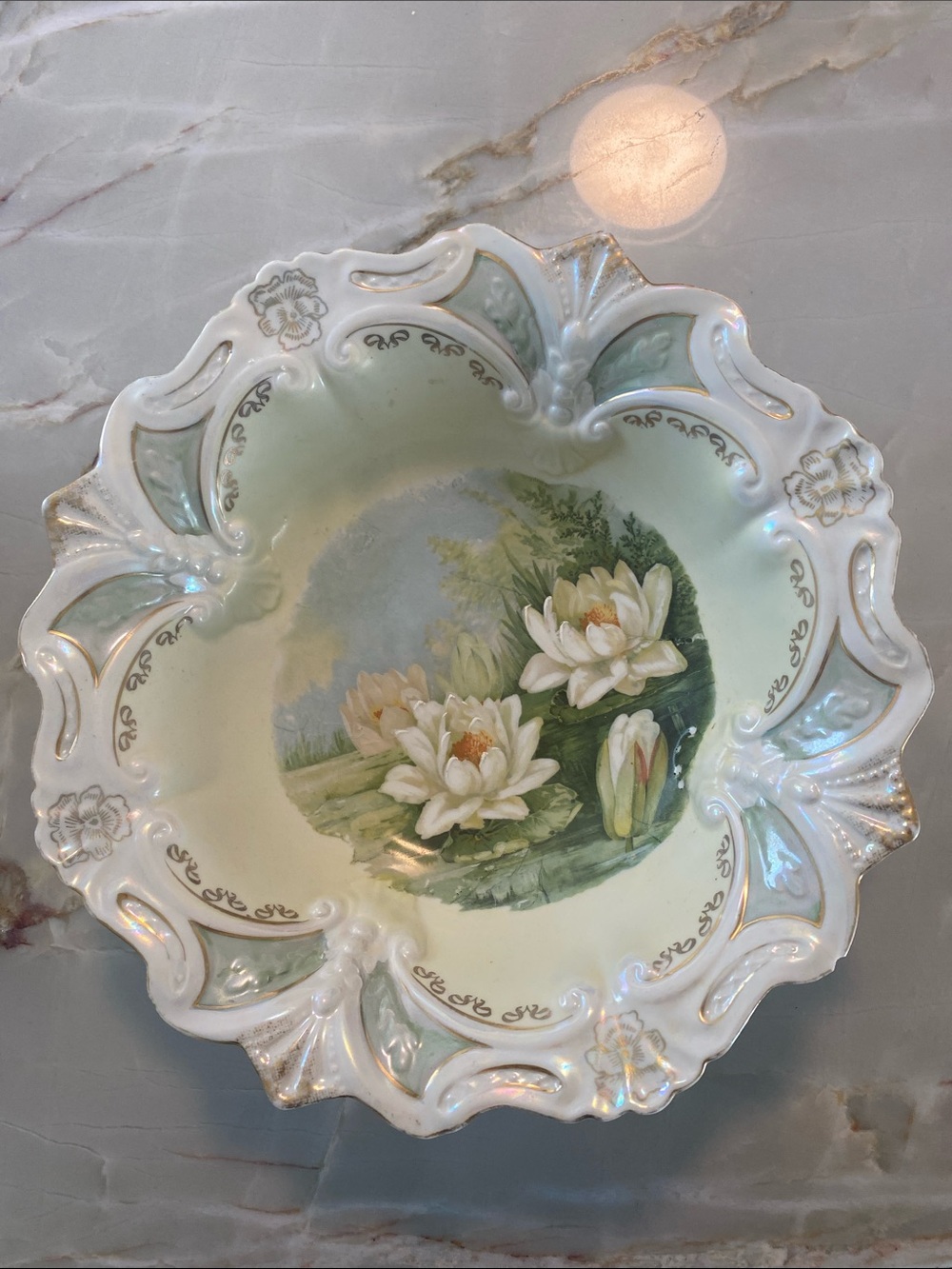 Antique RS Prussia Bowl manufactured in 1880-1910